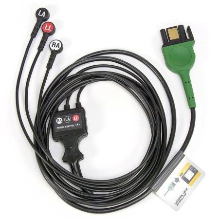 Cabo de ECG 3 vias para desfibrilador Lifepak 1000